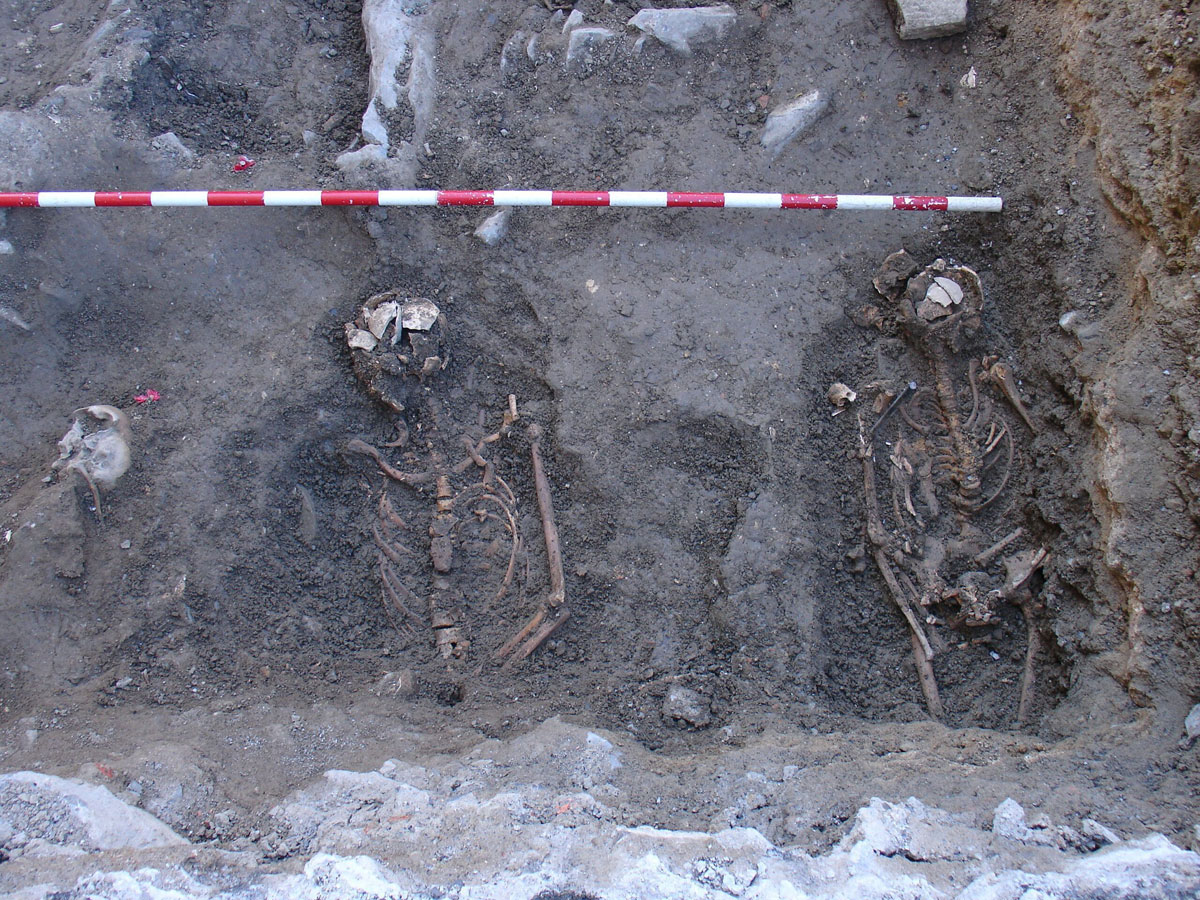 Archaeological remains from the early medieval period