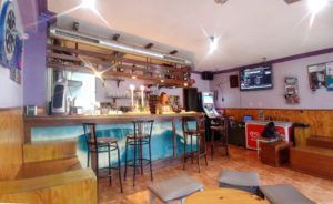 Interior space of the bar Tsunami with its pintxos counter
