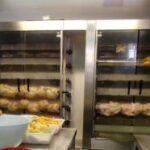 Pollos asándose