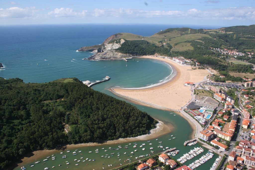Panorámica de las playas de Plentzia y Gorliz.