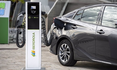 Electric car charging 