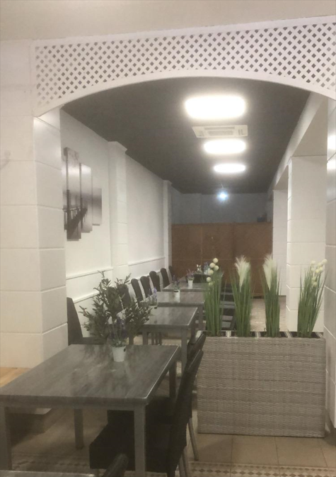Vue de l'intérieur du bar Argintxe

