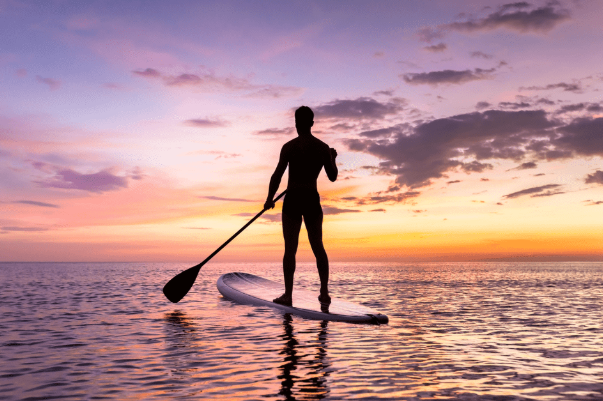 GORLIZ FROM THE SEA: PADDLE SUP